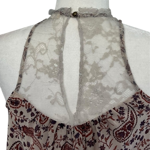 Mason & Belle Floral Sleeveless High Neck Maxi Dress - Size Small - Picture 4 of 14